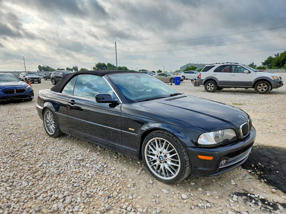 2002 BMW 3 series VIN WBABS53402EV88578 COPART salvage auction — SIDE, TX - SALVAGE VEHICLE TITLE, sold $700 on 2026-07-30 (photo 4)