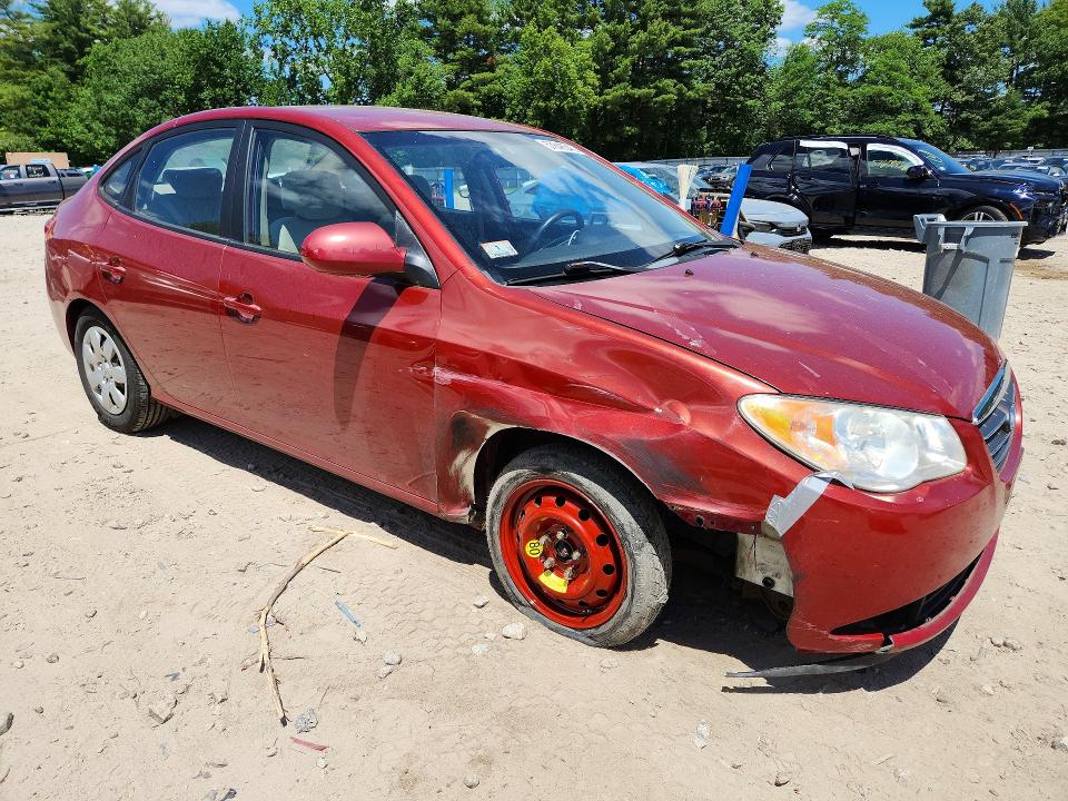 2008 Hyundai Elantra VIN KMHDU46D18U513894 COPART salvage auction — FRONT END, Ma - Certificate Of Title, sold $550 on 2026-07-09 (photo 4)