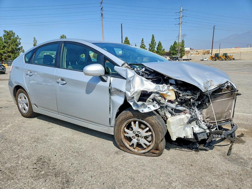 2011 Toyota Prius VIN JTDKN3DU5B5322096 COPART salvage auction — FRONT END, Ca - Salvage Certificate, sold $750 on 2026-07-28 (photo 4)