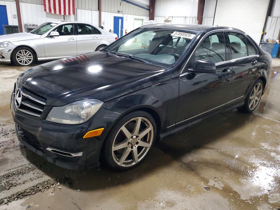 2014 Mercedes-benz C-klasse VIN WDDGF8AB4EA925531 COPART salvage auction — FRONT END, Pa - Certificate Of Salvage, sold $1,150 on 2026-07-15 (photo 1)