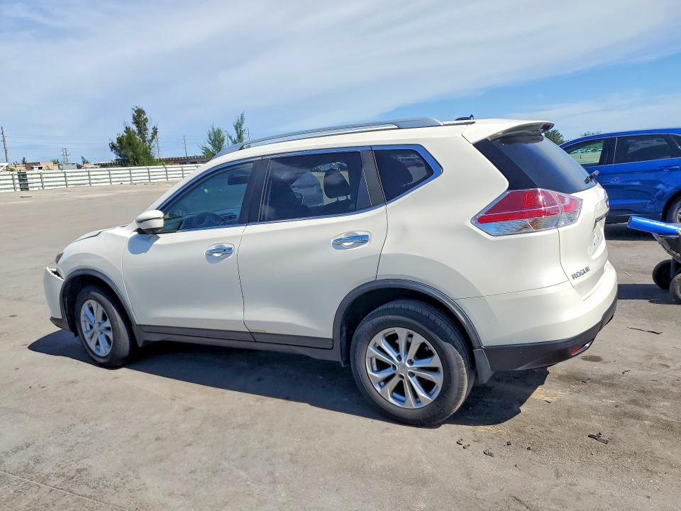 2016 Nissan Rogue VIN JN8AT2MV2GW150748 COPART salvage auction — FRONT END, Fl - Cert Of Ttl-Rebuilt&Slvg Rbld, sold $1,200 on 2026-07-27 (photo 2)