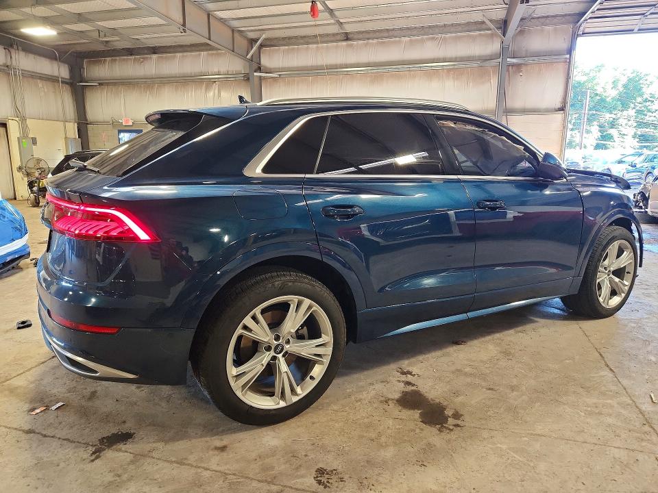 2021 Audi Q8 VIN WA1BVAF19MD007439 COPART salvage auction — FRONT END, Pa - Certificate Of Salvage, sold $9,400 on 2026-09-09 (photo 3)