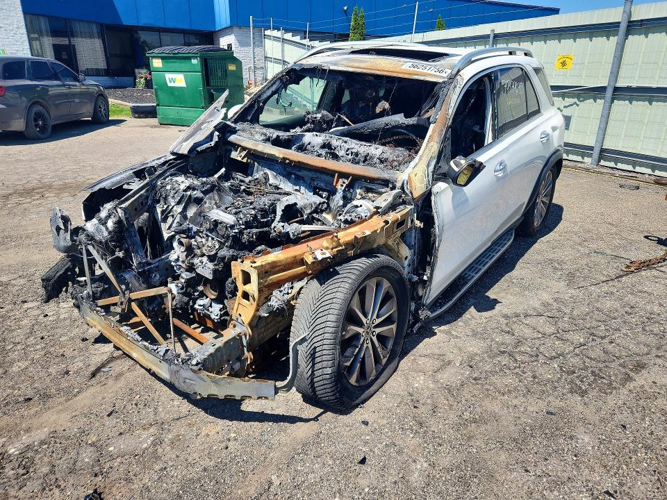 2021 Mercedes-benz Gle class VIN 4JGFB4KE2MA527084 COPART salvage auction — Burn Interior, MI - SCRAP CERTIFICATE OF TITLE, sold $4,300 on 2026-07-02 (photo 1)