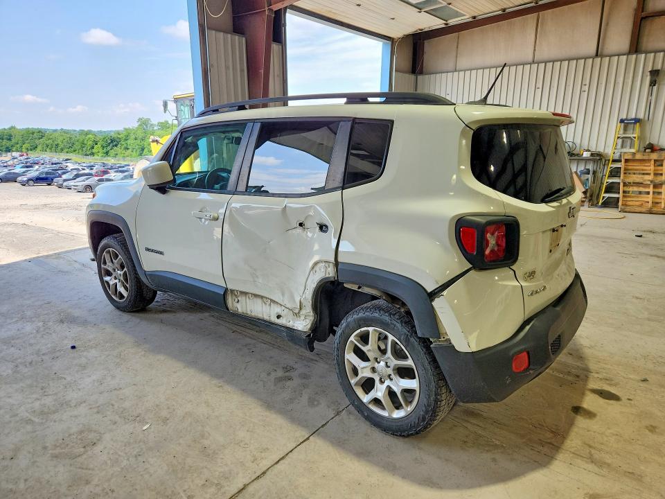 2016 Jeep Renegade VIN ZACCJBBT1GPD25810 COPART salvage auction — REAR END, Pa - Certificate Of Salvage, sold $900 on 2026-08-14 (photo 2)
