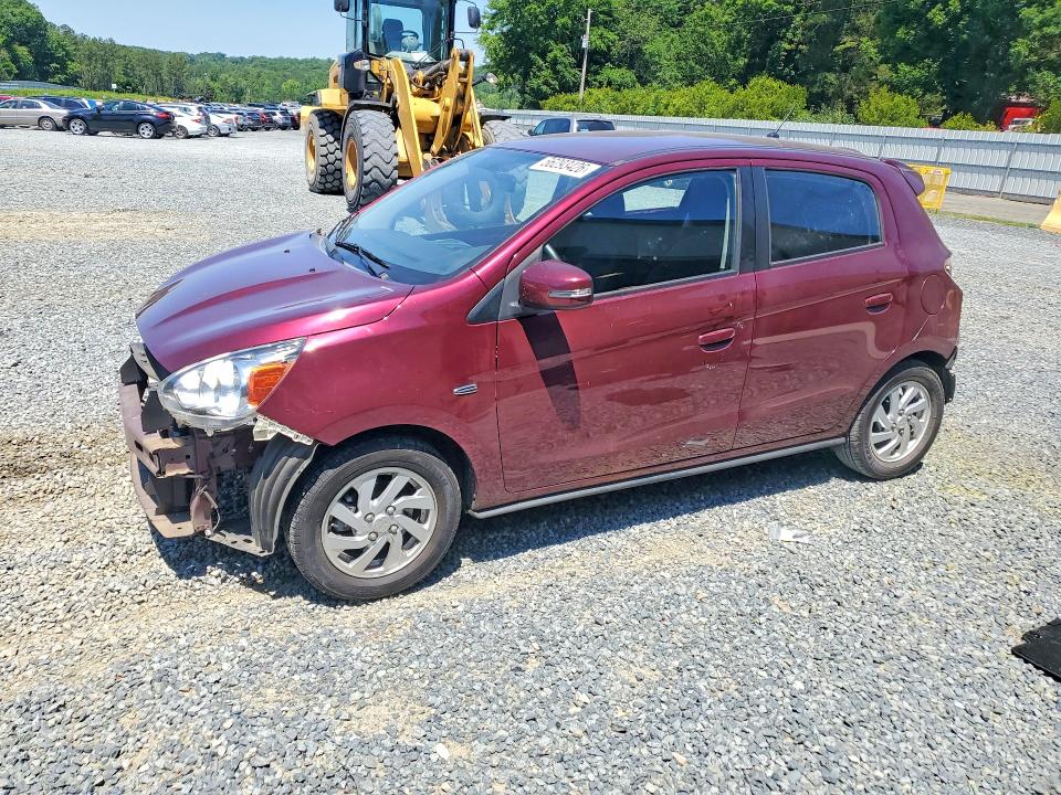 2018 Mitsubishi Mirage VIN ML32A4HJ6JH008393 COPART salvage auction — FRONT END, NC - SALVAGE CERTIFICATE OF TITLE, sold $250 on 2026-07-30 (photo 1)