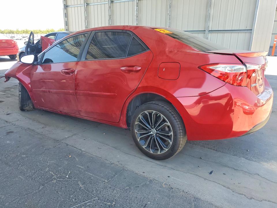2015 Toyota Corolla VIN 5YFBURHE3FP349038 COPART salvage auction — FRONT END, Ca - Salvage Certificate, sold $875 on 2026-07-09 (photo 2)