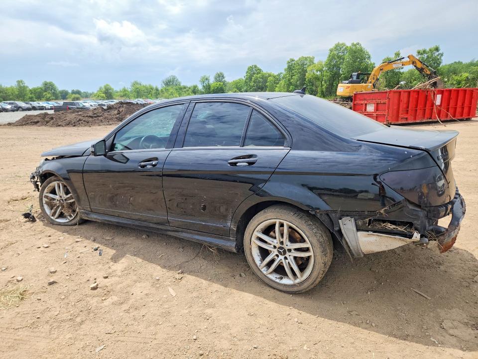 2013 Mercedes-benz C class VIN WDDGF8AB3DG098486 COPART salvage auction — ALL OVER, Oh - Cert Of Title-Salvage, sold $825 on 2026-07-09 (photo 2)