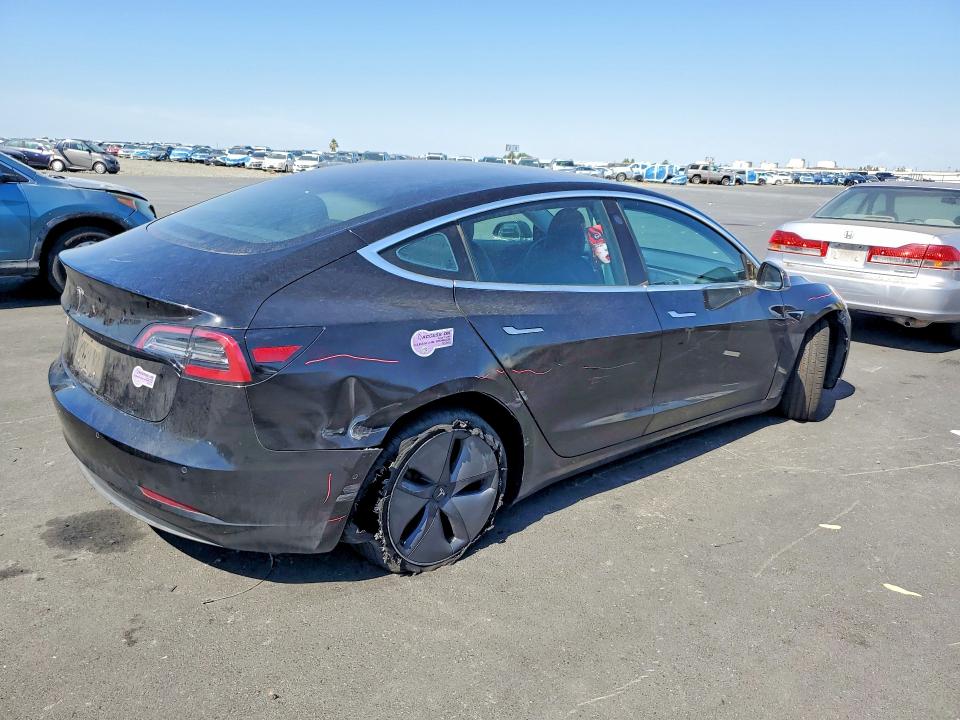 2018 Tesla Model 3 VIN 5YJ3E1EA4JF165705 COPART salvage auction — FRONT END, Ca - Salvage Certificate, sold $2,900 on 2026-07-27 (photo 3)