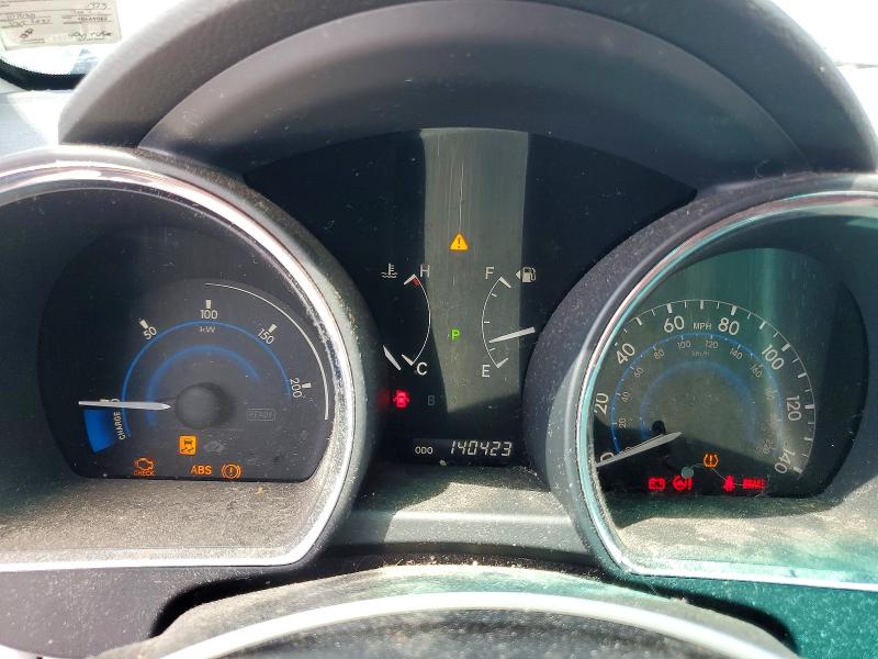 2012 Toyota Highlander VIN JTEDC3EHXC2010323 COPART salvage auction — WATER/FLOOD, Va - Cert Of Title-Salvage Water, sold $3,400 on 2026-07-15 (photo 9)