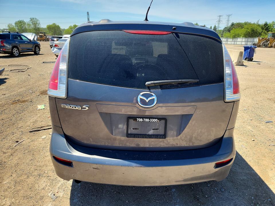 2010 Mazda 5 VIN JM1CR2W36A0372802 COPART salvage auction — FRONT END, IL - SALVAGE CERTIFICATE, sold $250 on 2026-07-16 (photo 6)