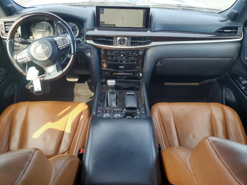 2021 Lexus Lx 570 VIN JTJDY7AX2M4342625 COPART salvage auction — SIDE, CA - SALVAGE CERTIFICATE, sold $52,500 on 2026-07-21 (photo 8)