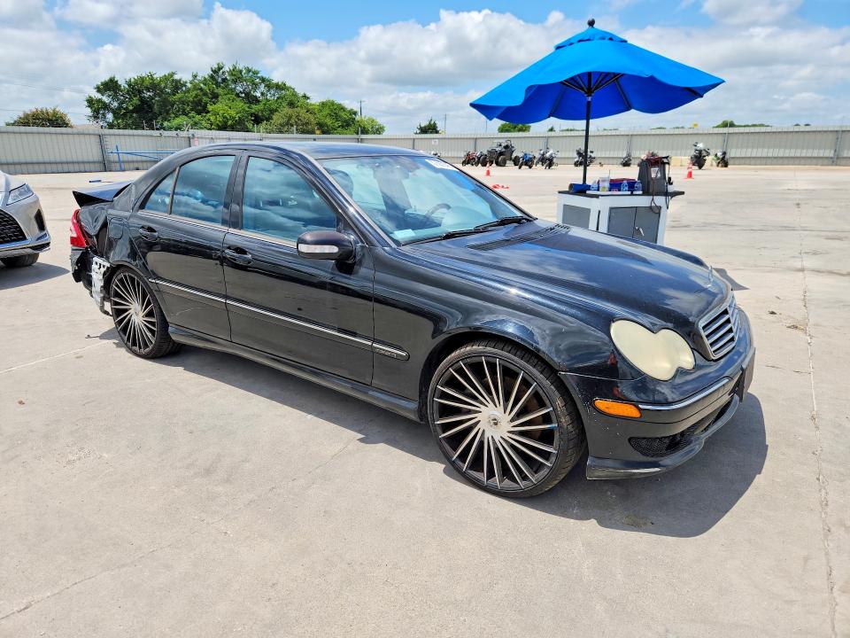 2006 Mercedes-benz C-klasse VIN WDBRF52H36F781607 COPART salvage auction — REAR END, Tx - Salvage Vehicle Title, sold $425 on 2026-07-16 (photo 4)