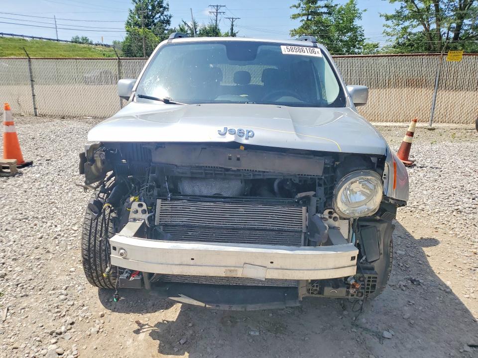2017 Jeep Renegade VIN ZACCJBBB8HPF85890 COPART salvage auction — FRONT END, Oh - Cert Of Title-Salvage, sold $500 on 2026-07-15 (photo 5)