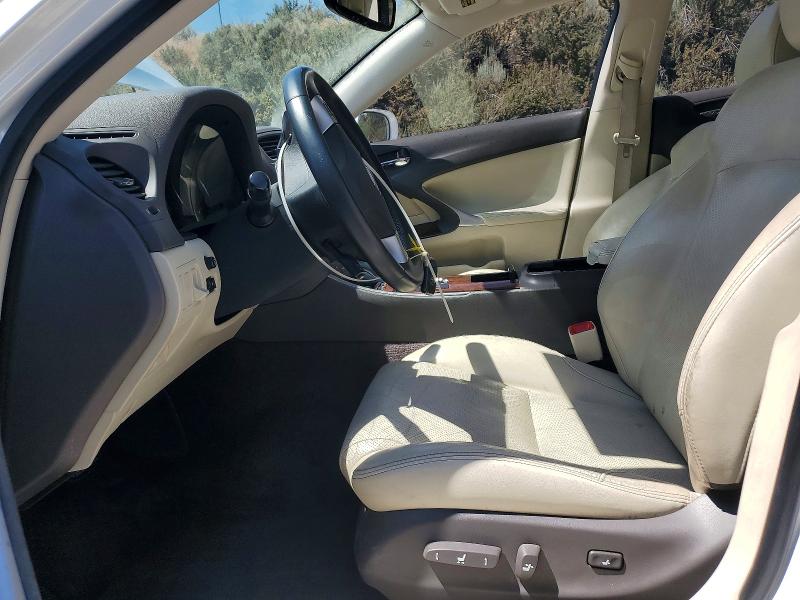 2011 Lexus Is 250 VIN JTHCF5C27B5046306 COPART salvage auction — FRONT END, Nv - Salvage Title, sold $2,900 on 2026-07-30 (photo 7)