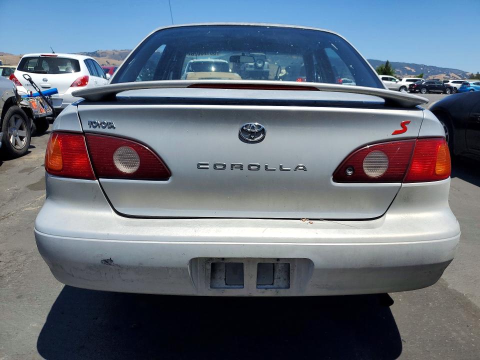 2001 Toyota Corolla VIN 1NXBR12E41Z485486 COPART salvage auction — FRONT END, Ca - Salvage Certificate, sold $500 on 2026-07-09 (photo 6)