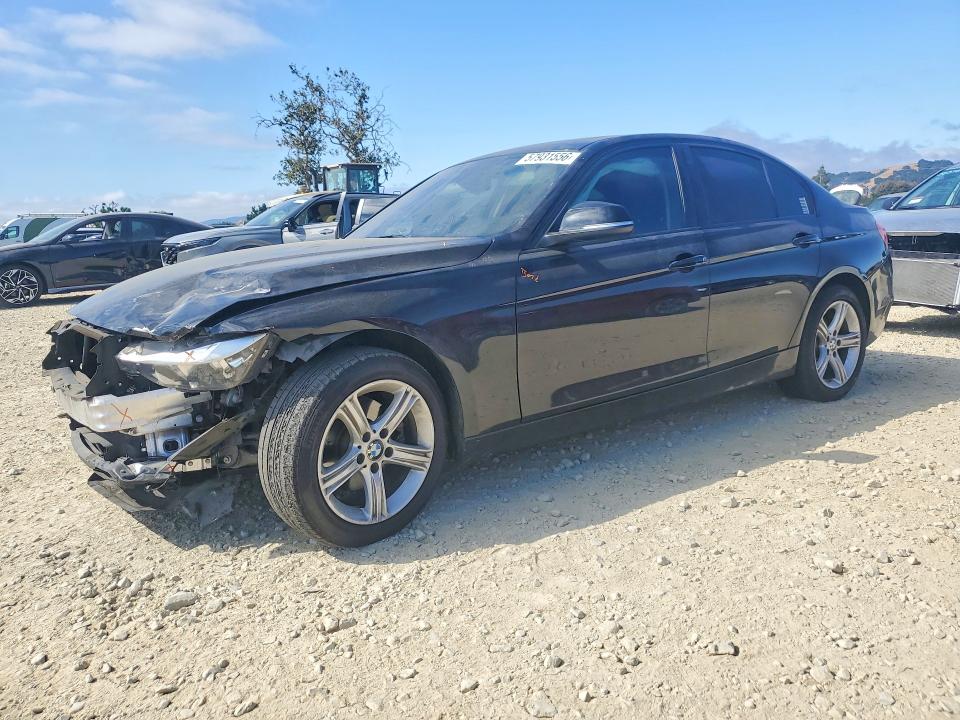2015 BMW 3er VIN WBA3D3C5XFK157944 COPART salvage auction — FRONT END, Ca - Salvage Certificate, sold $1,850 on 2026-07-14 (photo 1)