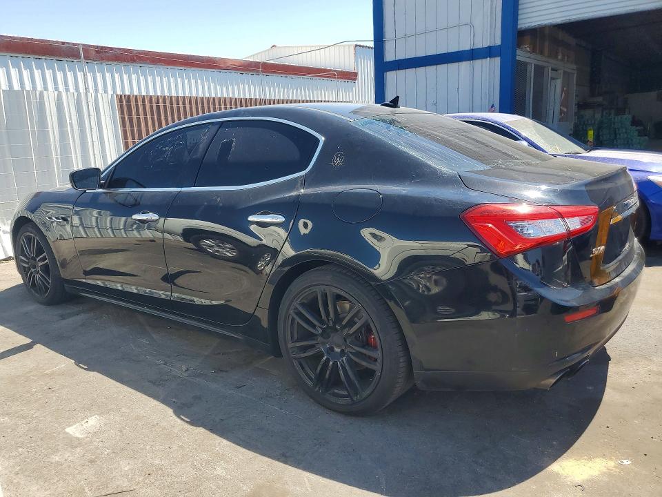 2017 Maserati Ghibli VIN ZAM57XSA4H1205953 COPART salvage auction — REAR END, CA - CERTIFICATE OF TITLE, sold $1,550 on 2026-07-27 (photo 2)