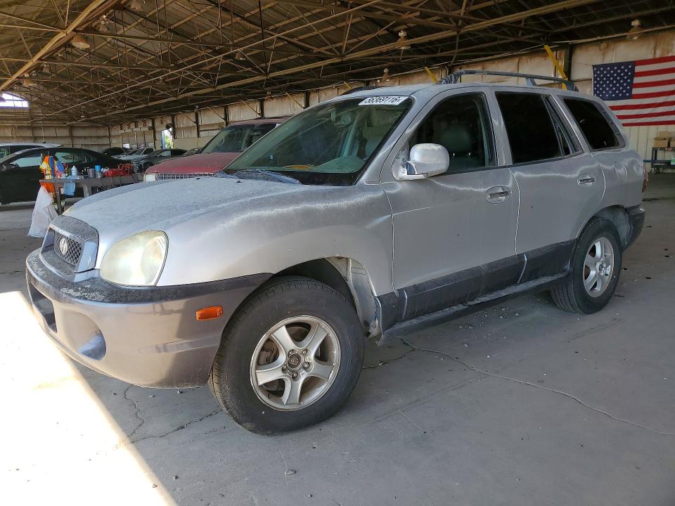 2003 Hyundai Santa fe VIN KM8SC13D63U433531 COPART salvage auction — MINOR DENT/SCRATCHES, AZ - CERTIFICATE OF TITLE (P), sold $475 on 2026-07-29 (photo 1)