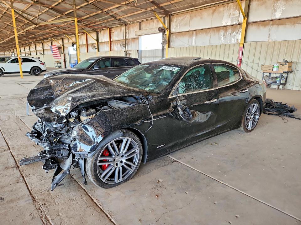 2018 Maserati Ghibli VIN ZAM57XSSXJ1284947 COPART salvage auction — FRONT END, Az - Cert Of Title - Salvage, sold $450 on 2026-07-13 (photo 1)