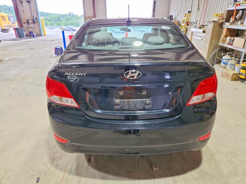 2017 Hyundai Accent VIN KMHCT4AE1HU333586 COPART salvage auction — FRONT END, Pa - Certificate Of Salvage, sold $500 on 2026-07-24 (photo 6)