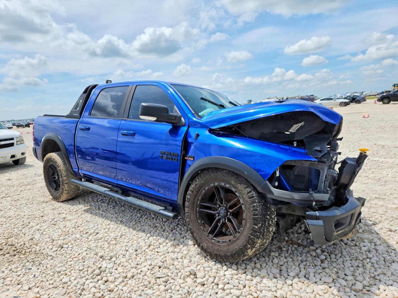2017 Ram 1500 VIN 1C6RR7YT9HS814515 COPART salvage auction — Front End, TX - SALVAGE VEHICLE TITLE, sold $3,550 on 2026-07-09 (photo 4)