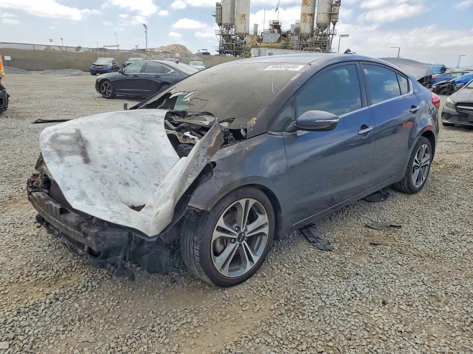 2016 Kia Forte VIN KNAFX4A89G5589934 COPART salvage auction — BURN, Ca - Salvage Certificate, sold $325 on 2026-07-24 (photo 1)