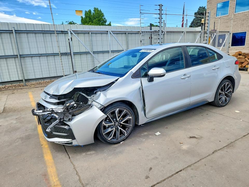 2020 Toyota Corolla VIN 5YFP4RCE6LP033075 COPART salvage auction — FRONT END, Co - Salvage Title, sold $5,800 on 2026-07-06 (photo 1)