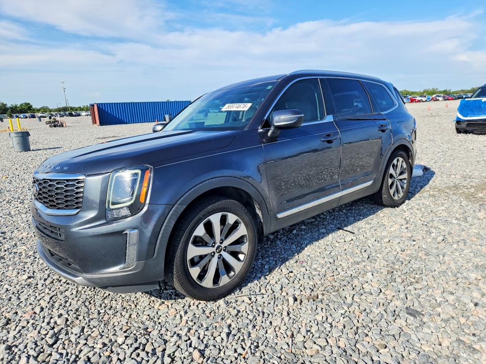 2020 Kia Telluride VIN 5XYP3DHC9LG075483 COPART salvage auction — REAR END, Fl - Certificate Of Destruction, sold $5,800 on 2026-07-02 (photo 1)