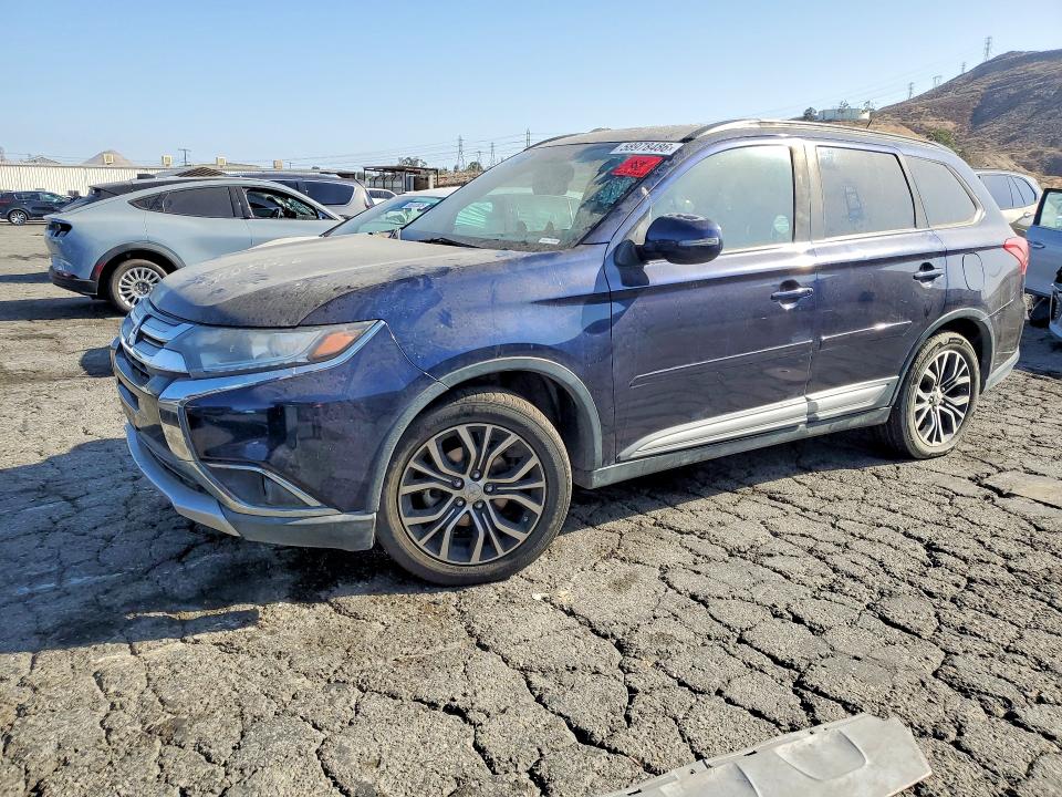 2016 Mitsubishi Outlander VIN JA4AD3A33GZ059269 COPART salvage auction — MINOR DENT/SCRATCHES, Ca - Dis/Dlr/Exp Only Clean Title (P), sold $2,100 on 2026-07-30 (photo 1)