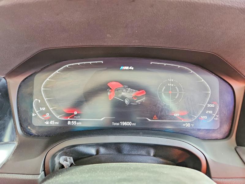 2022 BMW M4 VIN WBS33BA01NCJ47540 COPART salvage auction — SIDE, Fl - Cert Of Title Slvg Rebuildable, sold $17,300 on 2026-07-15 (photo 9)