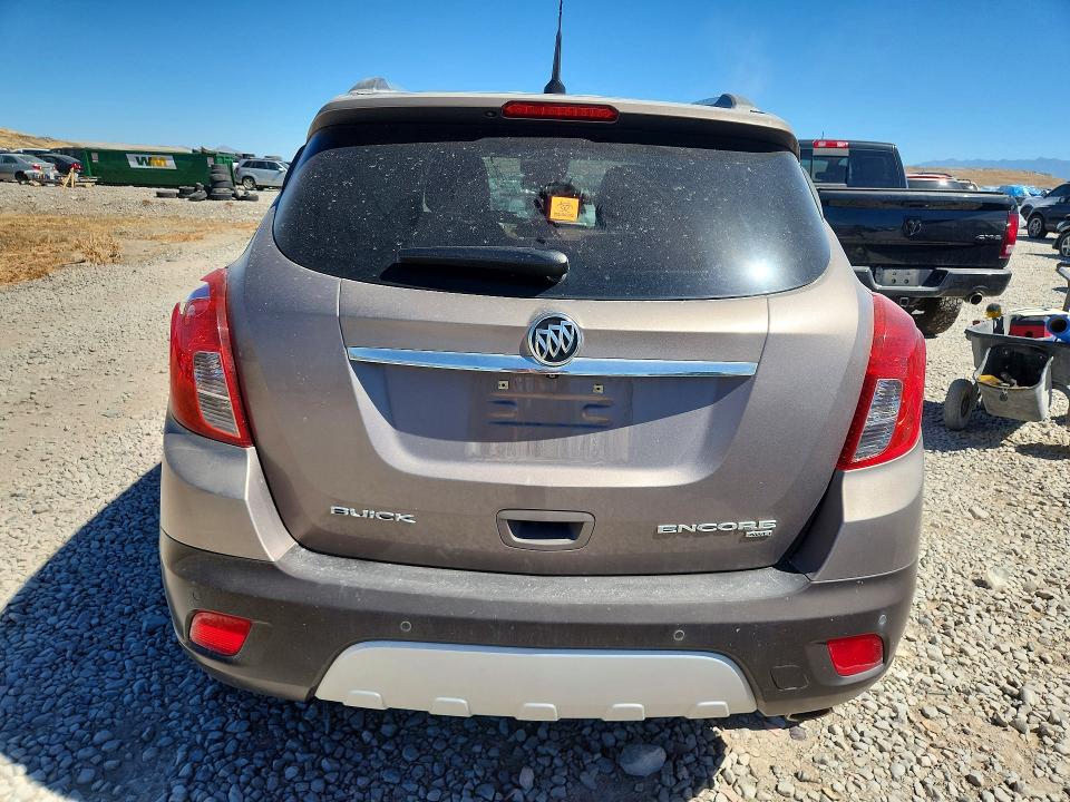 2014 Buick Encore VIN KL4CJHSB8EB630104 COPART salvage auction — FRONT END, Ut - Salvage Certificate, sold $125 on 2026-09-04 (photo 6)