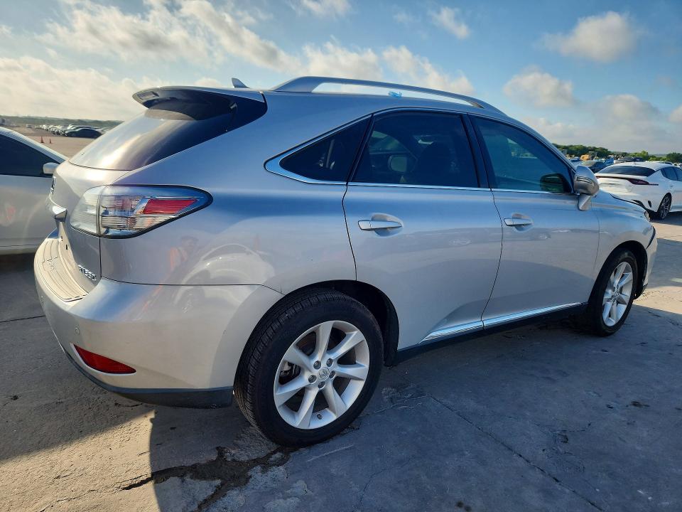 2011 Lexus Rx 350 VIN 2T2ZK1BA6BC060351 COPART salvage auction — FRONT END, TX - CERTIFICATE OF TITLE (P), sold $2,450 on 2026-07-02 (photo 3)