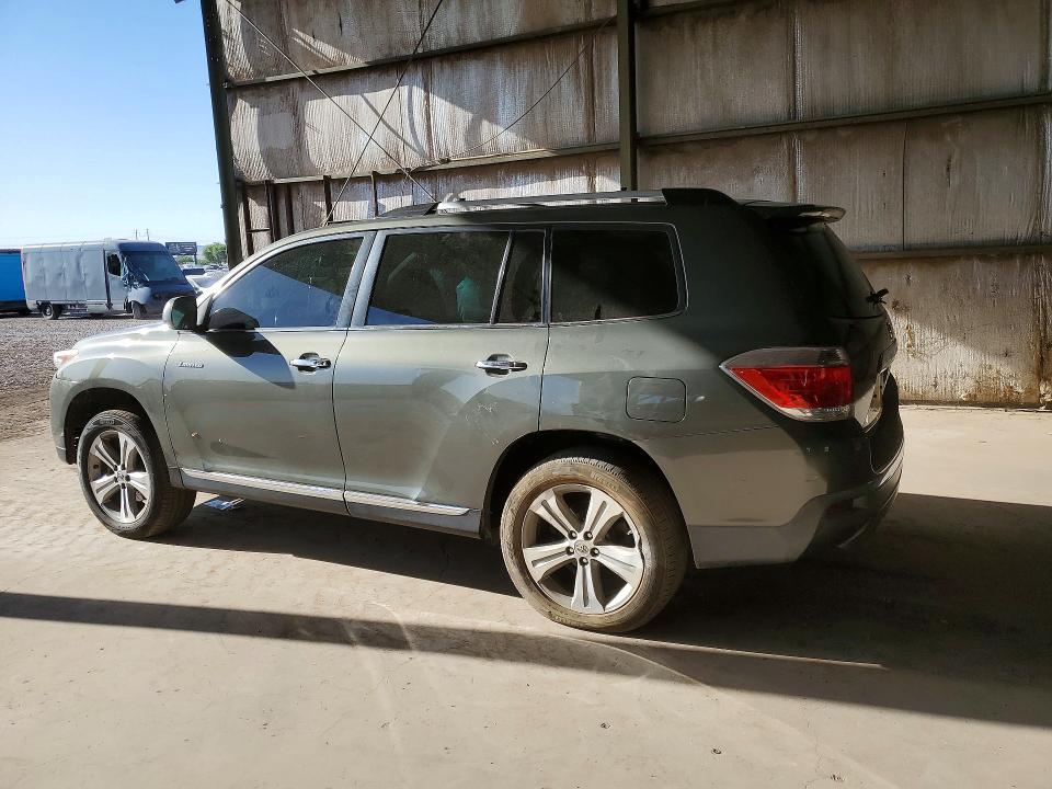 2012 Toyota Highlander VIN 5TDDK3EH5CS131986 COPART salvage auction — SIDE, Az - Cert Of Title - Salvage, sold $3,150 on 2026-07-27 (photo 2)