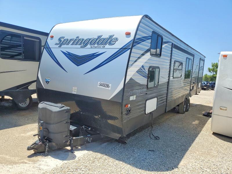 2019 Keystone Springdale VIN 4YDT38B26K3101494 COPART salvage auction — HAIL, TX - SALVAGE VEHICLE TITLE, sold $8,200 on 2026-08-20 (photo 2)