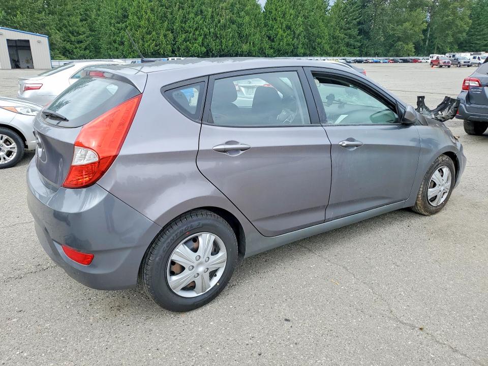 2014 Hyundai Accent VIN KMHCT5AE6EU147916 COPART salvage auction — Burn Engine, WA - BILL OF SALE, sold $250 on 2026-07-20 (photo 3)