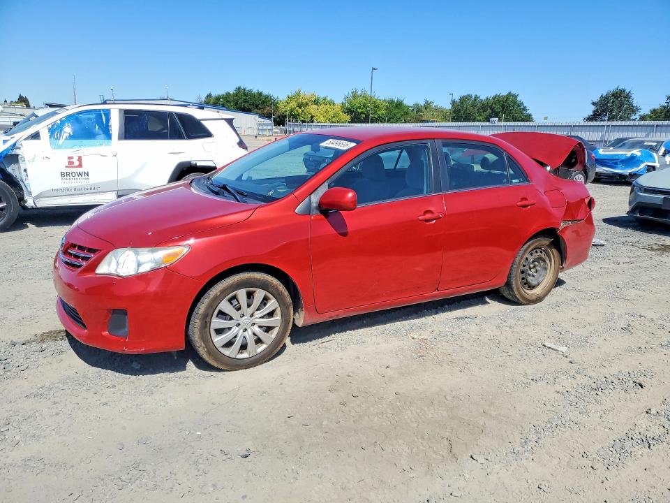 2013 Toyota Corolla VIN 5YFBU4EE3DP158269 COPART salvage auction — REAR END, Ca - Salvage Certificate, sold $1,350 on 2026-07-07 (photo 1)