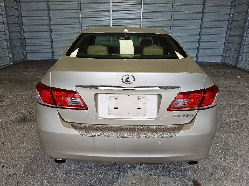 2012 Lexus Es 350 VIN JTHBK1EG7C2505149 COPART salvage auction — MINOR DENT/SCRATCHES, FL - CERTIFICATE OF TITLE, sold $10 on 2026-07-28 (photo 6)