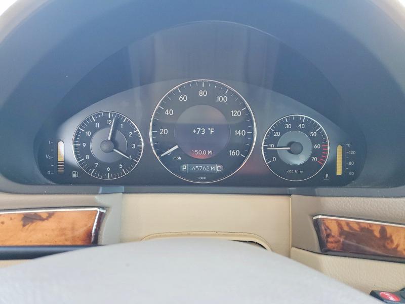 2005 Mercedes-benz E-class VIN WDBUF65J25A730870 COPART salvage auction — FRONT END, Ca - Salvage Certificate, sold $700 on 2026-07-07 (photo 9)