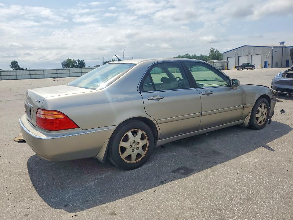 2002 Acura Rl VIN JH4KA96572C002311 COPART salvage auction — Burn Engine, Nc - Salvage Certificate Of Title, sold $275 on 2026-07-16 (photo 3)