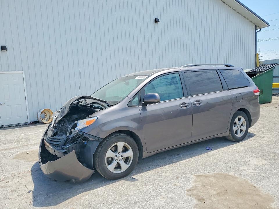 2012 Toyota Sienna VIN 5TDKK3DC6CS253480 COPART salvage auction — FRONT END, Ia - Cert Of Title-Salvage Title, sold $1,000 on 2026-07-10 (photo 1)