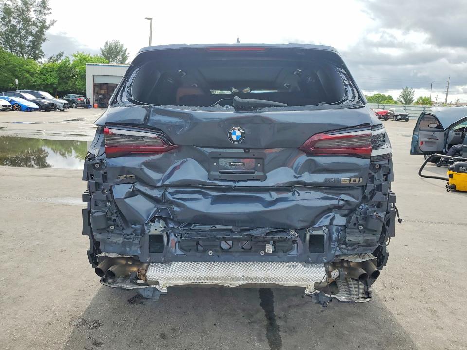 2021 BMW X5 VIN 5UXJU4C0XM9D96162 COPART salvage auction — REAR END, Salvage Title, sold $4,200 on 2026-07-27 (photo 6)