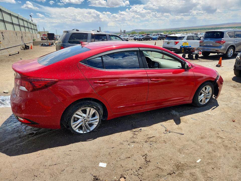 2019 Hyundai Elantra VIN KMHD84LF1KU766389 COPART salvage auction — VANDALISM, Nm - Cert Of Title-Salvage, sold $2,650 on 2026-07-20 (photo 3)