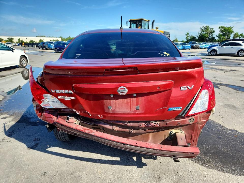 2016 Nissan Versa VIN 3N1CN7AP6GL865915 COPART salvage auction — REAR END, Fl - Cert Of Title Slvg Rebuildable, sold $650 on 2026-07-02 (photo 6)