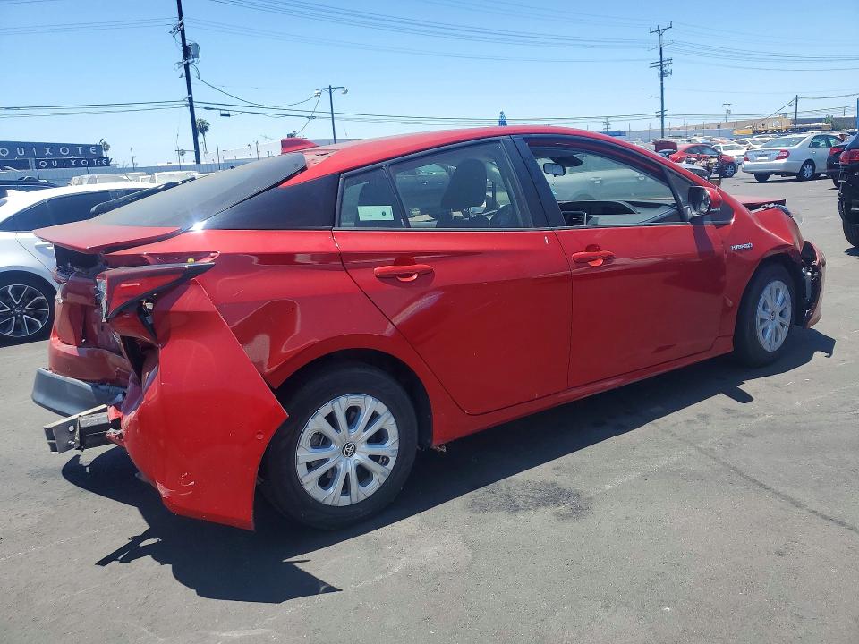 2021 Toyota Prius VIN JTDKAMFU4M3148924 COPART salvage auction — FRONT END, Ca - Salvage Certificate, sold $3,900 on 2026-07-27 (photo 3)