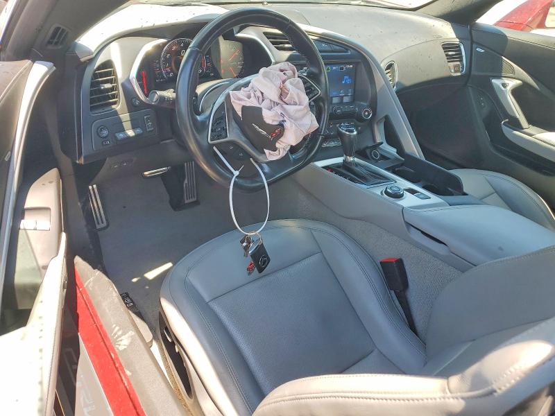 2019 Chevrolet Corvette VIN 1G1YK3D70K5101754 COPART salvage auction — FRONT END, Tn - Salvage Certificate, sold $20,400 on 2026-07-29 (photo 8)