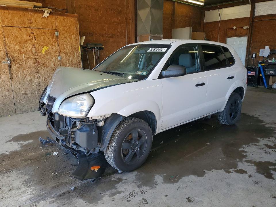 2008 Hyundai Tucson VIN KM8JM12B78U897959 COPART salvage auction — FRONT END, PA - CERTIFICATE OF SALVAGE, sold $175 on 2026-07-02 (photo 1)