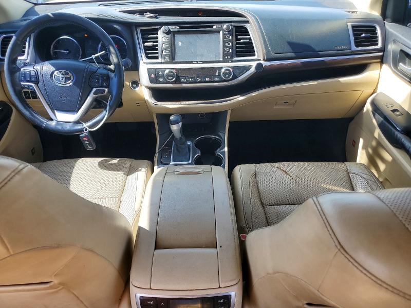 2015 Toyota Highlander VIN 5TDDKRFH9FS078599 COPART salvage auction — FRONT END, MT - CERTIFICATE OF TITLE, sold $7,500 on 2026-07-27 (photo 8)