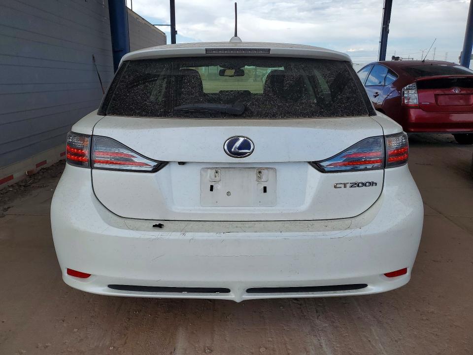 2012 Lexus Ct VIN JTHKD5BH4C2114653 COPART salvage auction — FRONT END, Az - Cert Of Title - Salvage, sold $3,500 on 2026-07-02 (photo 6)