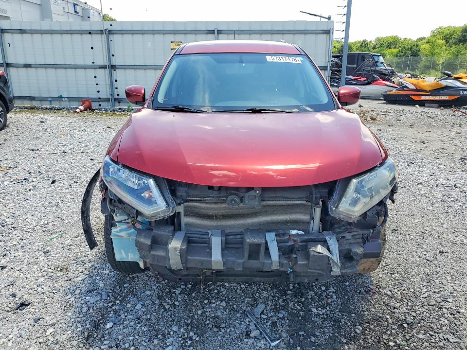 2016 Nissan Rogue VIN KNMAT2MV6GP697446 COPART salvage auction — WATER/FLOOD, MO - SALVAGE CERTIFICATE OF TITLE, sold $350 on 2026-07-27 (photo 5)