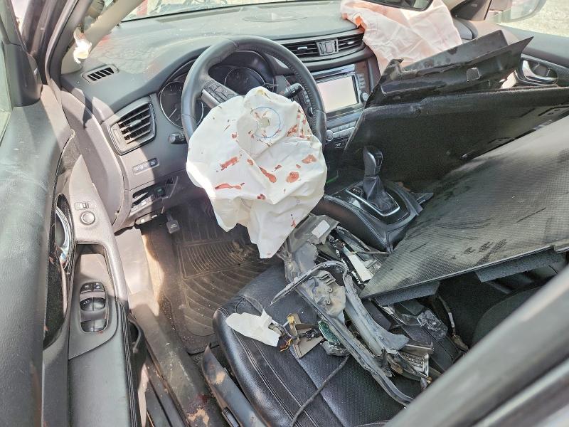 2017 Nissan Rogue VIN 5N1AT2MV0HC827242 COPART salvage auction — FRONT END, Co - Public - Salvage Title, sold $1,150 on 2026-07-09 (photo 8)